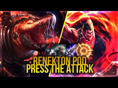 Renekton pod Press the attack vs Darius