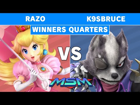 MSM 226 - FS | Razo (Peach) Vs TG | K9sbruce (Wolf, Lucina) Winners Quarters - Smash Ultimate