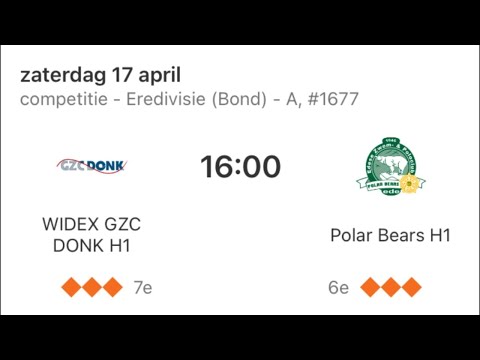 WIDEX GZC Donk H1 - Polar Bears H1