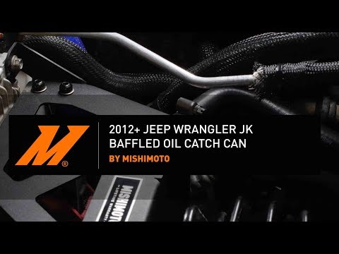 2012+ Jeep Wrangler JK Baffled Oil Catch Can Installation Guide by Mishimoto