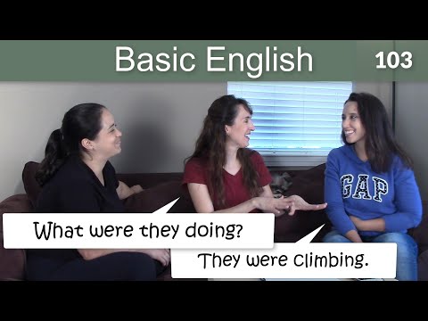 Lesson 103 👩‍🏫 Basic English with Jennifer - Using the Past Progressive