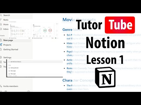 Notion Lesson 1 Accessing and Creating a New Account