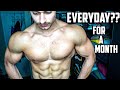 TRAINING ARMS EVERYDAY FOR A MONTH!? 30 Day Challenge