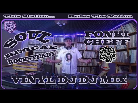 Reggae, Rocksteady & Soul 2022 vinyl dj mix. Fonki Cheff presents This Station Rules the Nation.
