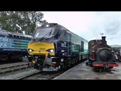DRS Class 68 - 68002 Thrash at Gresty Bridge Open Day 19/07/2014