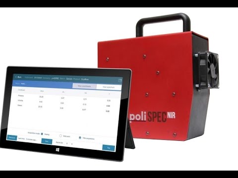 Spectromètre portable et compact poliSPEC - système NIR avec contrôle WiFi instantané et analyse précise_1