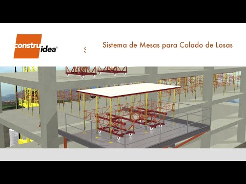 Mesa de Encofrado - Animación 3D