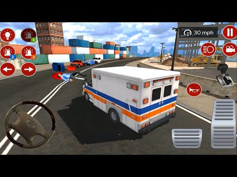 American Emergency Ambulance Simulator 2021 #1 - Android Gameplay