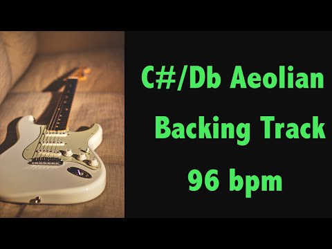 C# / Db  Aeolian Mode Backing Track v2