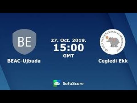 BEAC Ujbuda 69-70 CEKK Cegled (Hungarian 2019/2020 regular season)