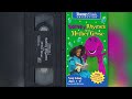 Barney Rhymes With Mother Goose 1992 1993 VHS Release Canadian Release Black VHS