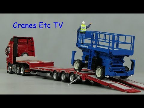 NZG Genie GS-4390 RT Scissor Lift by Cranes Etc TV Video