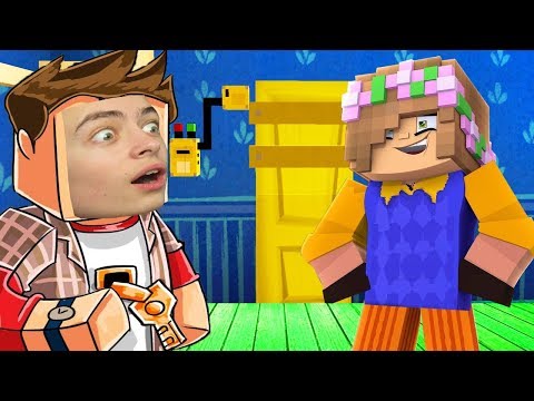 ПРИВЕТ СОСЕД В МАЙНКРАФТ СРАЖАЕМСЯ С ГИГАНТСКИЙ БОССОМ И ТЕНЬЮ В ИГРЕ HELLO NEIGHBOR MINECRAFT