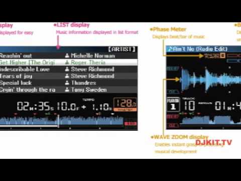 Pioneer CDJ2000 Nexus Wi-Fi DVD MP3 USB SD Midi Player Controller @ DJkit.tv