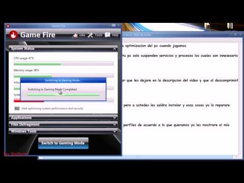 tutorial de como instalar y usar game booster y game fire.avi