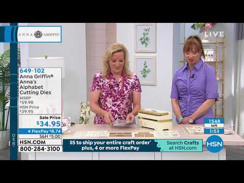 Anna Griffin Anna's Alphabet Cutting Dies