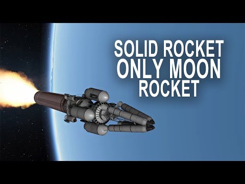 SRB only trip to The Mun and back in KSP 1.8