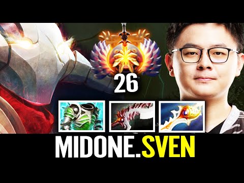 MIDONE Sven [FULL GAMEPLAY] - Pro Safelane Guide | Dota 2 IMMORTAL GAMEPLAY