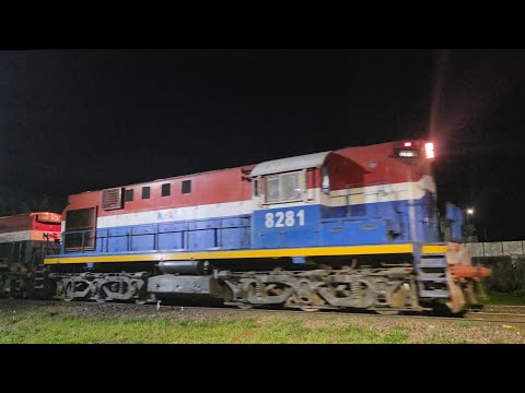 [4K] Tren cargado de NCA con destino a Rosario pasando por Marcos Juárez!!!!!!