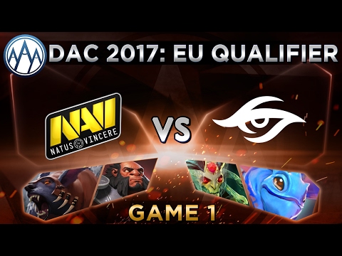 NaVi vs Secret Game 1 - DAC 2017 Europe Qualifier - @DotaCapitalist & @BTSGoDz
