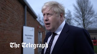 video: Boris Johnson says Plan B measures to remain amid 'considerable' pressures on NHS