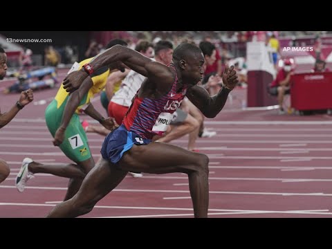 Chesapeake's Grant Holloway moves on at Tokyo Olympics
