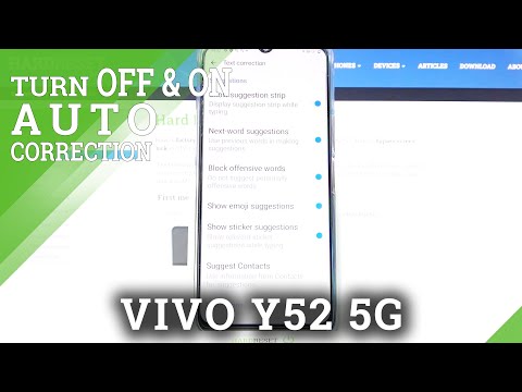 How to Enter Text Correction Options in Vivo Y52 5G – Predictive Text Option