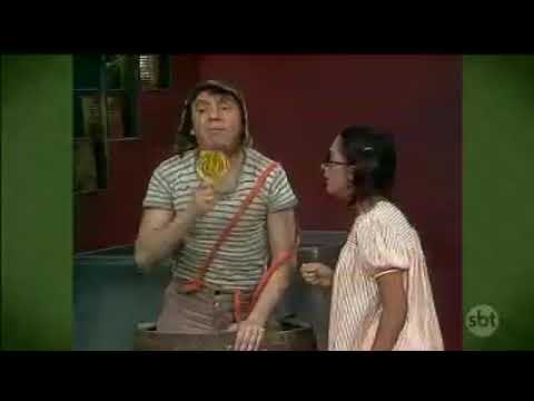 chaves toma o pirulito da chiquinha i ela começa chorar