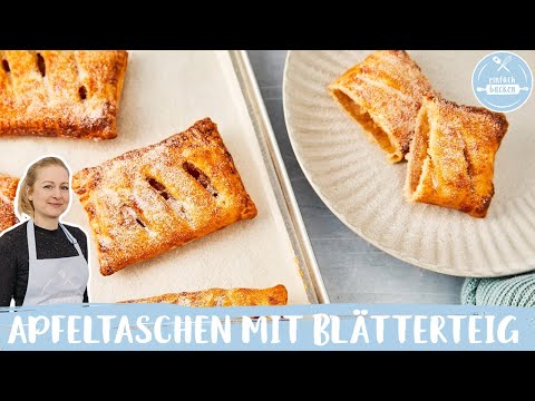 Apfeltaschen mit Blätterteig 🍎 | Omas Original Rezept | Einfach Backen