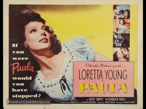 PAULA (1952) Theatrical Trailer - Loretta Young, Kent Smith, Alexander Knox