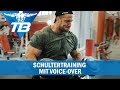 Schultertraining mit Voice-over