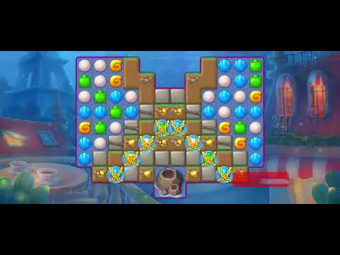 Fishdom gameplay level 2045