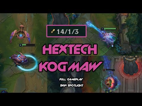 New Hextech Kog'Maw Gameplay - League of Legends