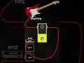 How to connect guitar effect pedals   #guitarlessons #guitarlesson #guitar