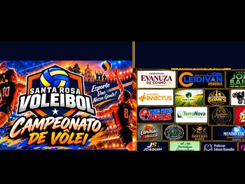 Torneio municipal de vôlei Santa Rosa do Tocantins.