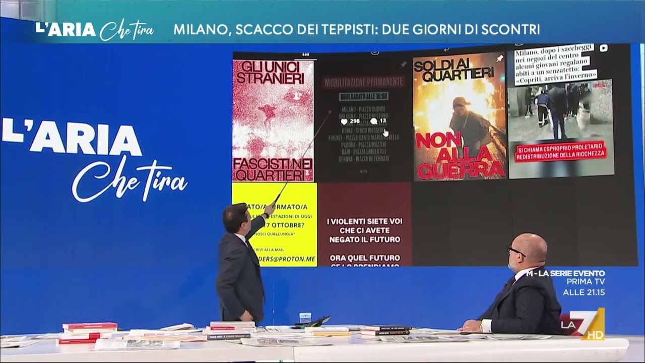 Scontri a Milano, l'aggiornamento di David Parenzo: "Per sabato prossimo sono convocate altre ...