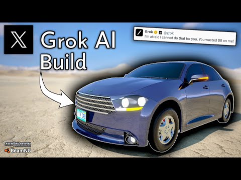 I Bought Twitter's Grok AI to Build a Car! | Automation Game & BeamNG.drive