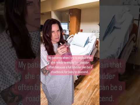 Giving Birth With An Empty Bladder #birth #birthprep #laboranddelivery #labor #childbirtheducation
