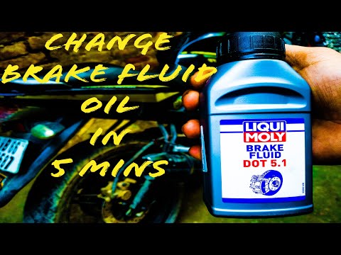 HOW TO BLEED AND REPLACE BRAKE FLUID (BRAKE OIL) OF YOUR MOTORCYCLE | LIQUI MOLY DOT5.1