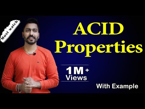 Lec-74: ACID Properties of a Transaction | Database Management System Video