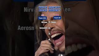 USA 🇺🇸 vs UK 🇬🇧 Rock Legends #rock