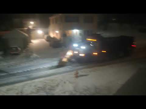 February 12,2019/Worcester,Massachusetts/Plows on my Street