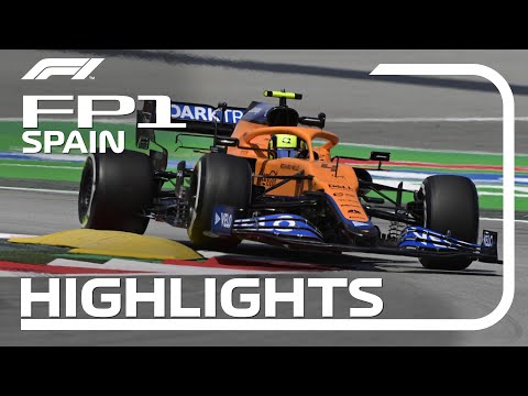 F1第4戦スペインGPフリープラクティス1のハイライト動画