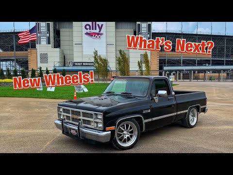 Our LS Swapped Squarebody C10 gets NEW WHEELS!!!
