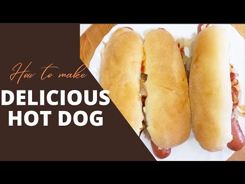Trending Hot Dog Recipe // How To Make Delicious Home Made Hot Dog