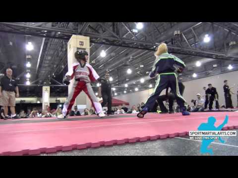 Natalia Kley-Wisniewska v Katie Lacy - Women's Team Sparring - Amerikick Internationals 2016