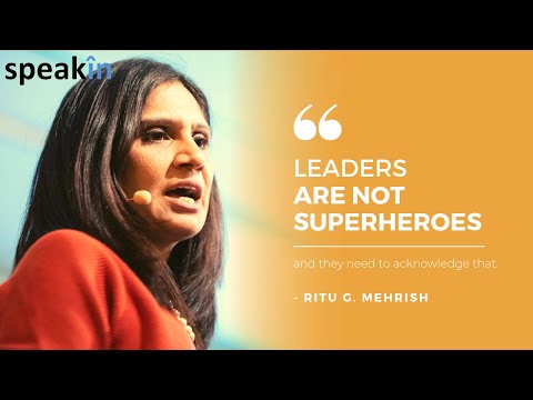 SpeakIn Presents How to Humanise A Leader by Ritu G Mehrish