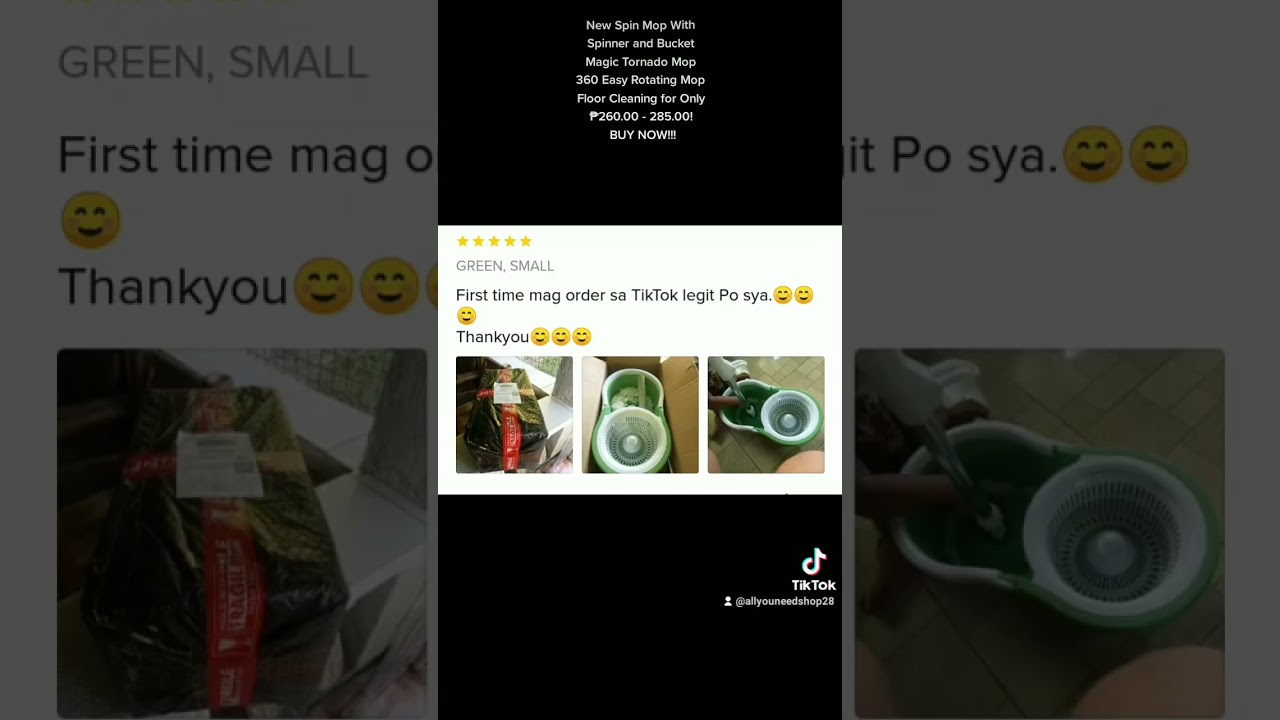 Spinner and Bucket Magic tornado Mop 360 easy Rotating Mop floor cleaning for only ₱ 260.00 - 285.00