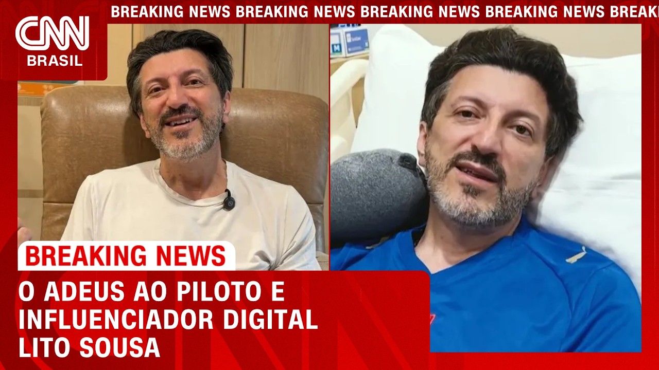 Morre o piloto e influenciador Lito Sousa aos 59 anos | CNN BRASIL