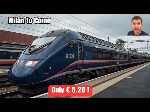 How to get to LAKE COMO for ONLY €5! 🚄 Milano to Varenna Train Review